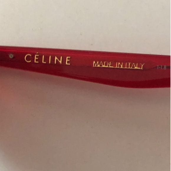 CELINE Acetate Thin Shadow Sunglasses CL41435/S in Fuchsia - Picture 8 of 14